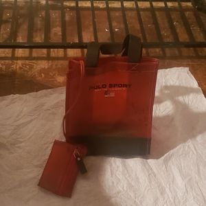 Polo Sport plastic handbag